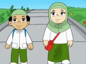 910 Koleksi Gambar Anak Sekolah Muslim Kartun HD Terbaru
